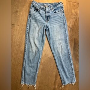Old Navy Women's Straight Leg Jeans - Light Blue